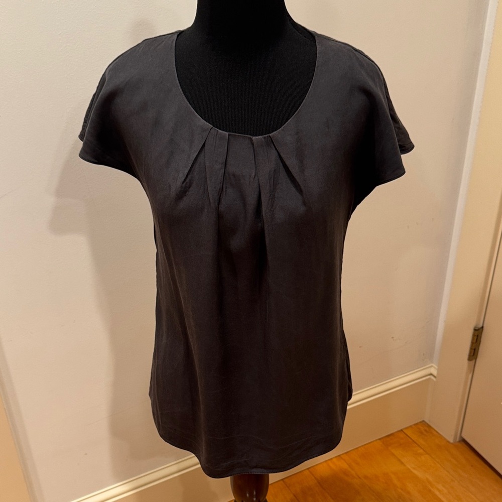 Boden silk blend Charcoal Women's Blouse